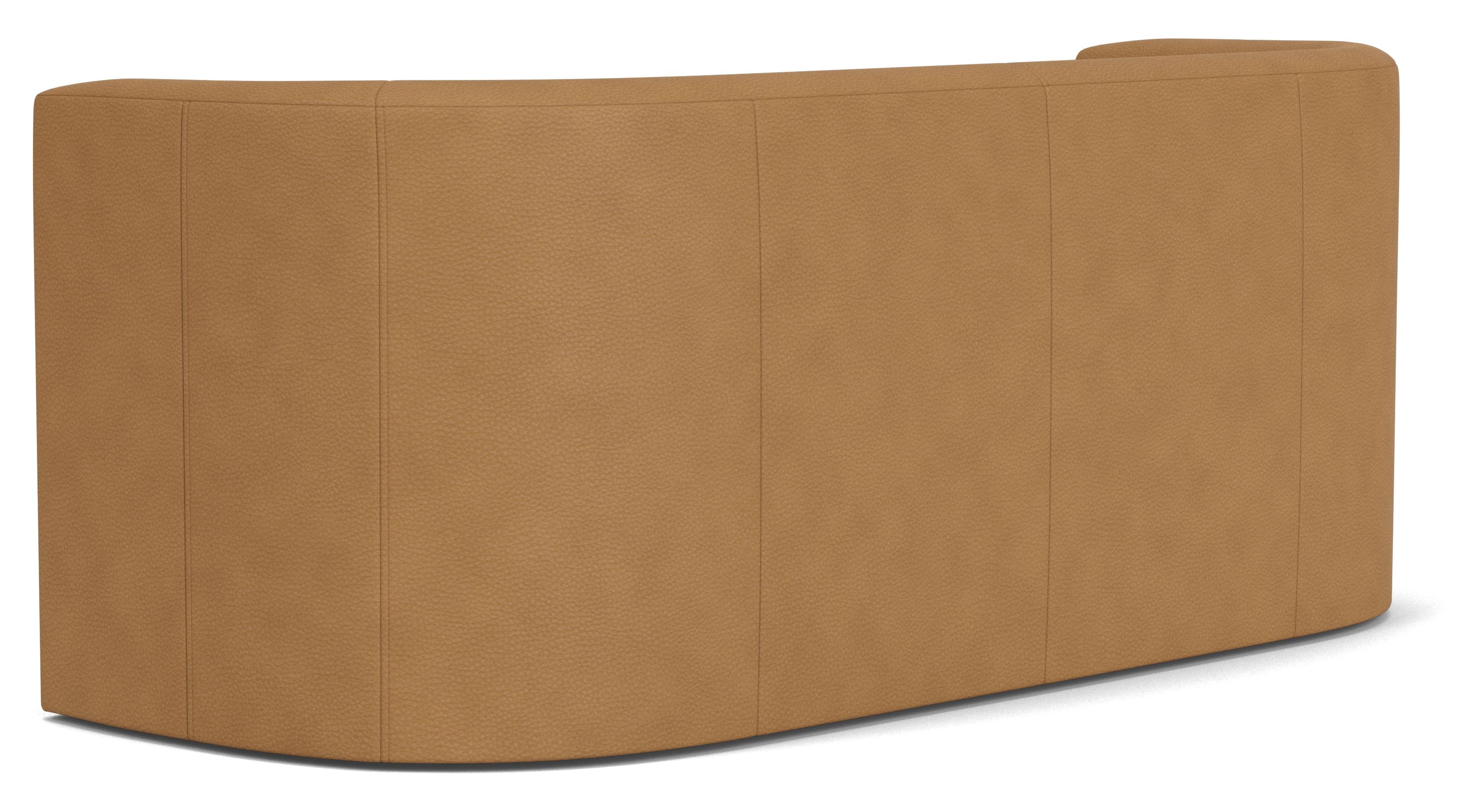 Back view of Silva 60" Bench in Leather