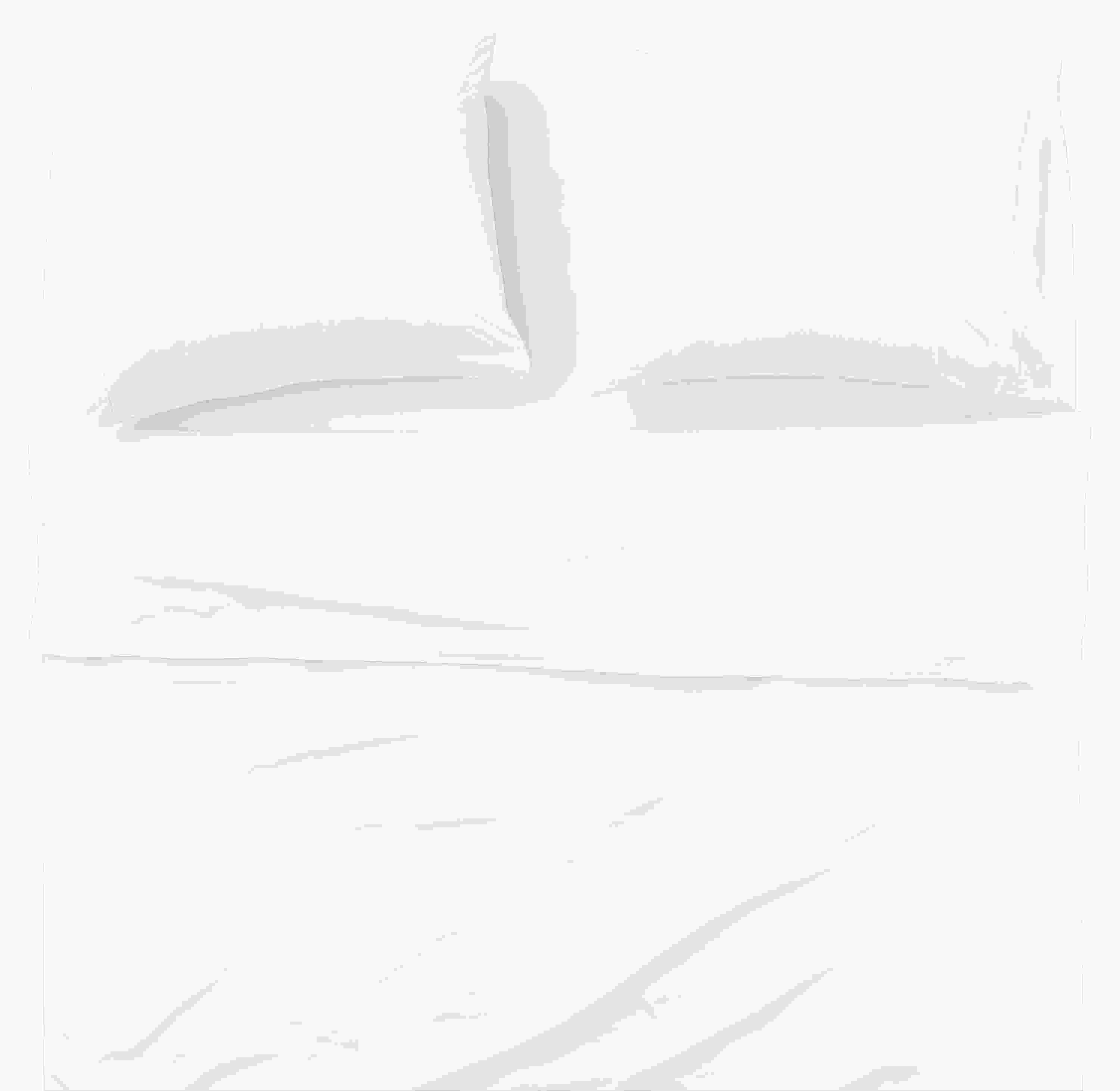 Overhead view of soft-washed percale queen set in bone on a Core  Queen bed.