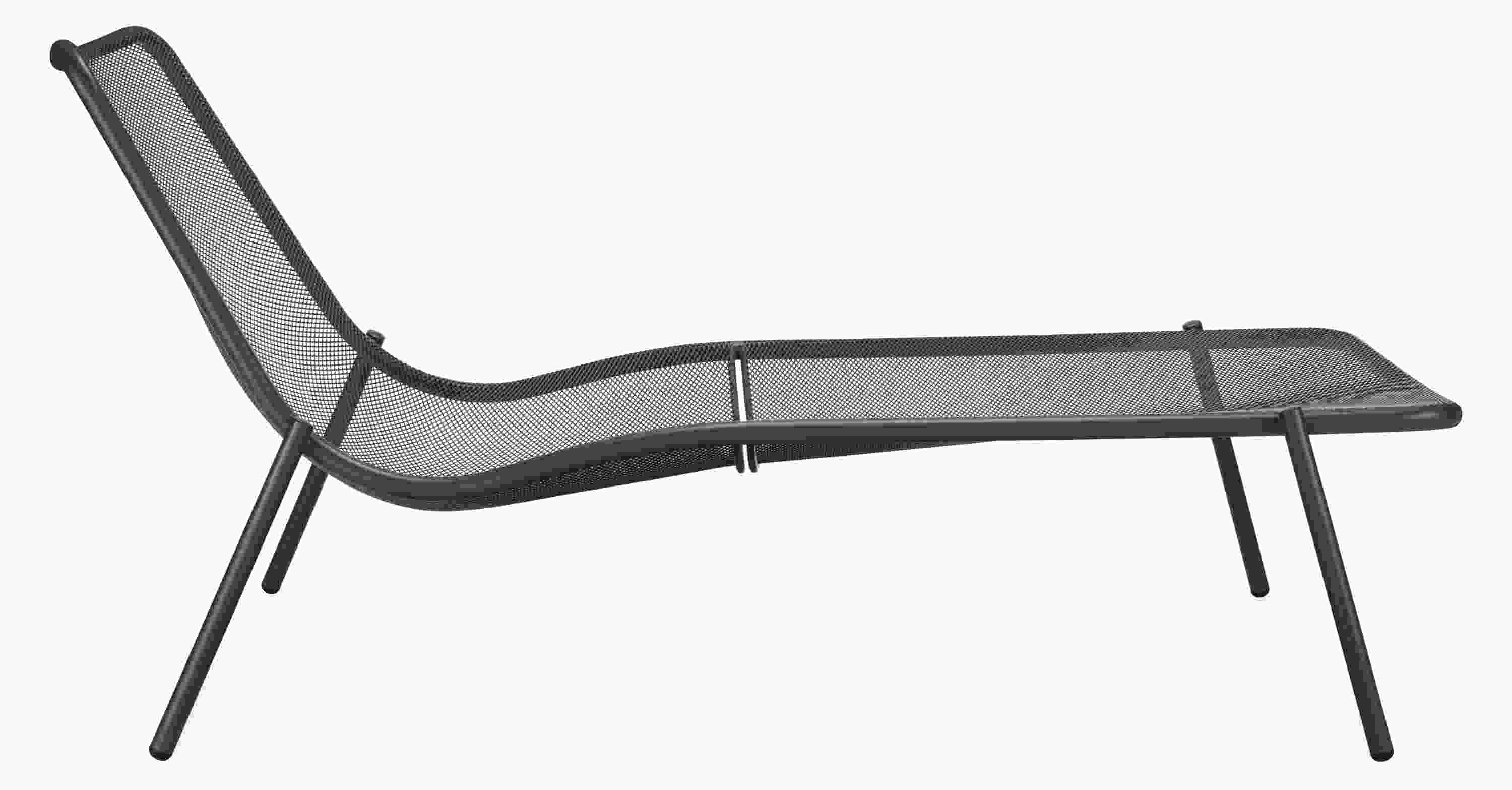 Silhouette side detail of Soleil chair in graphite.