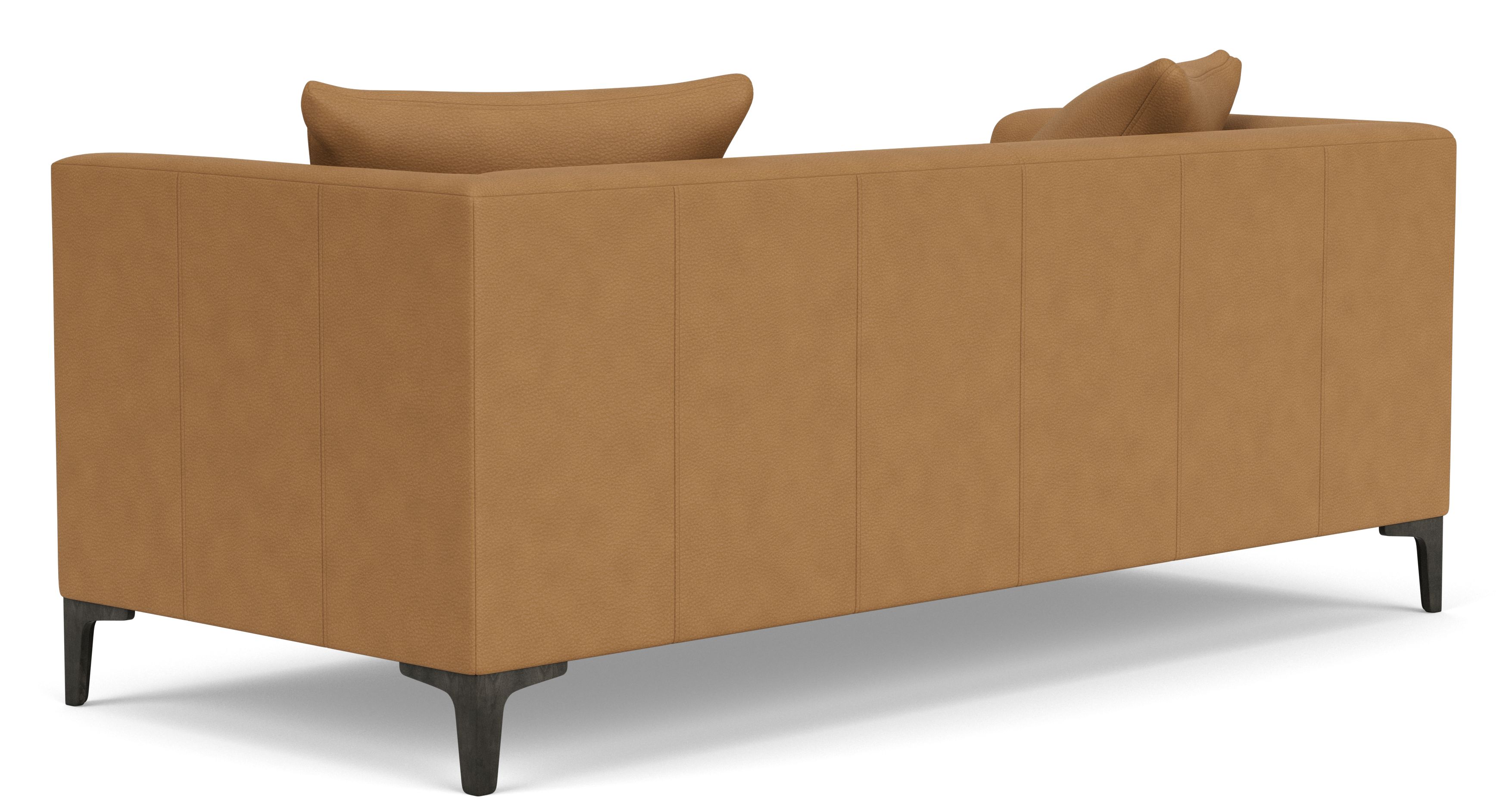 Back view of Sterling 76" Sofa in Leather