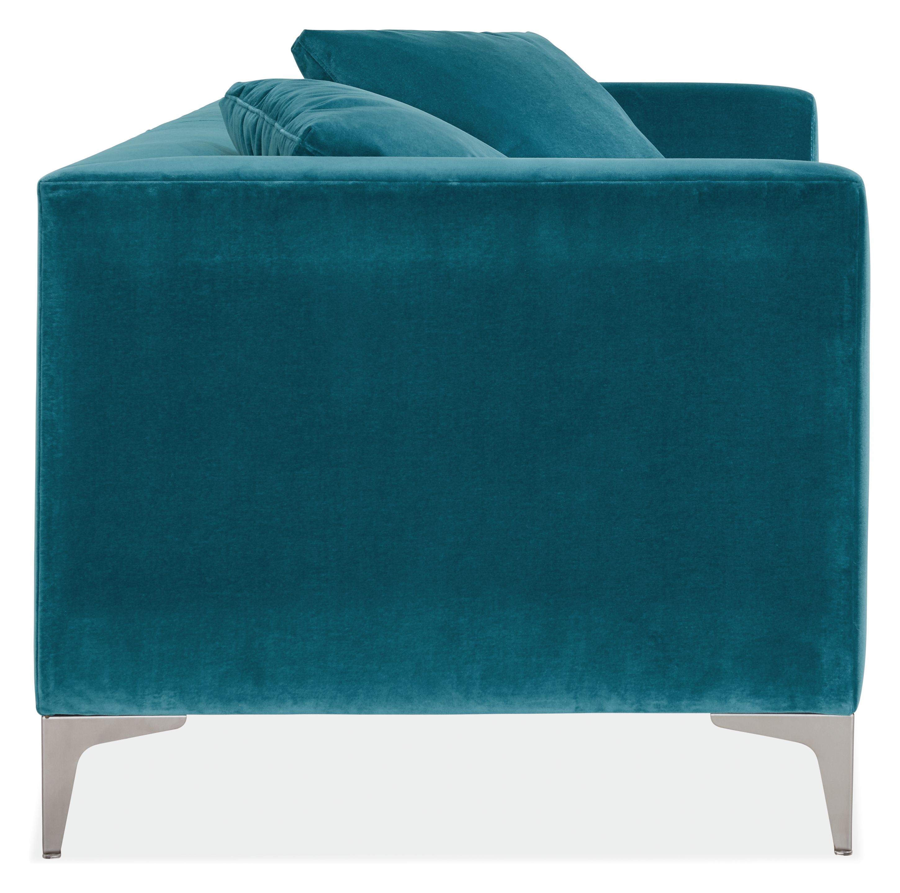 Side view of Sterling 96" Sofa in Vance Fabric.