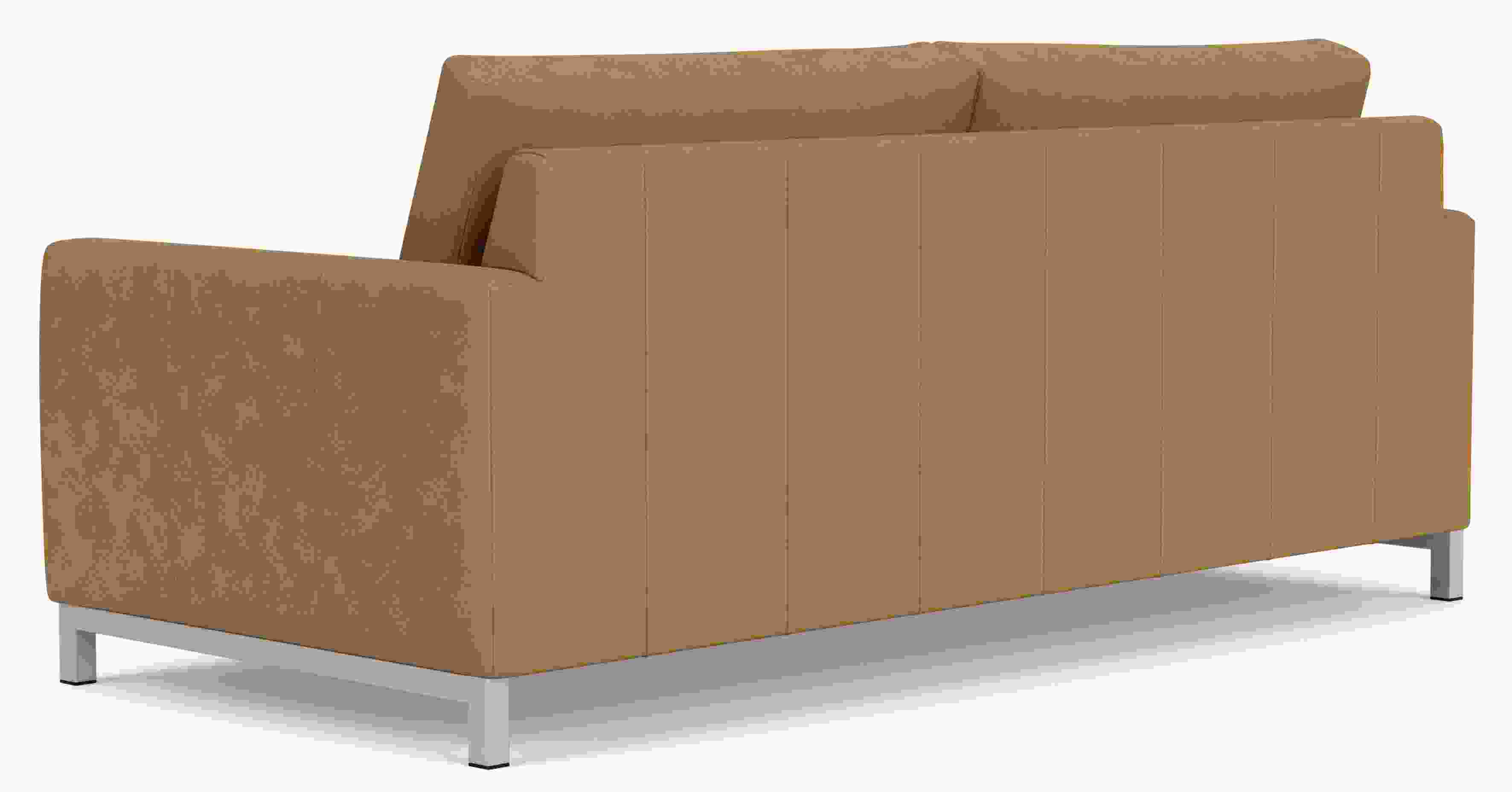 Back view of Stevens 81" Sofa in Leather