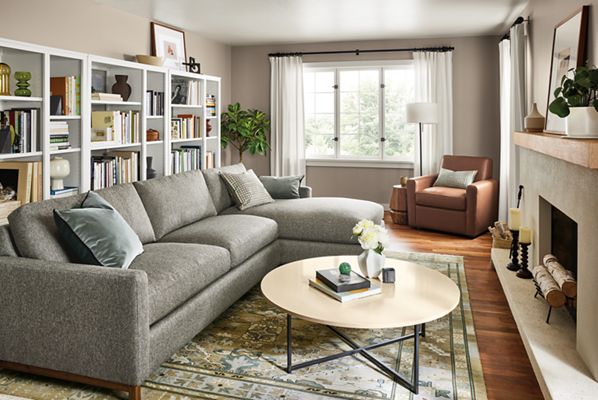 Room & Board Stevens Sofa with Chaise - Thumbnail 2