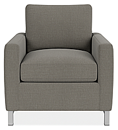 Front view of Stevens 32 Chair in Mori Fabric.