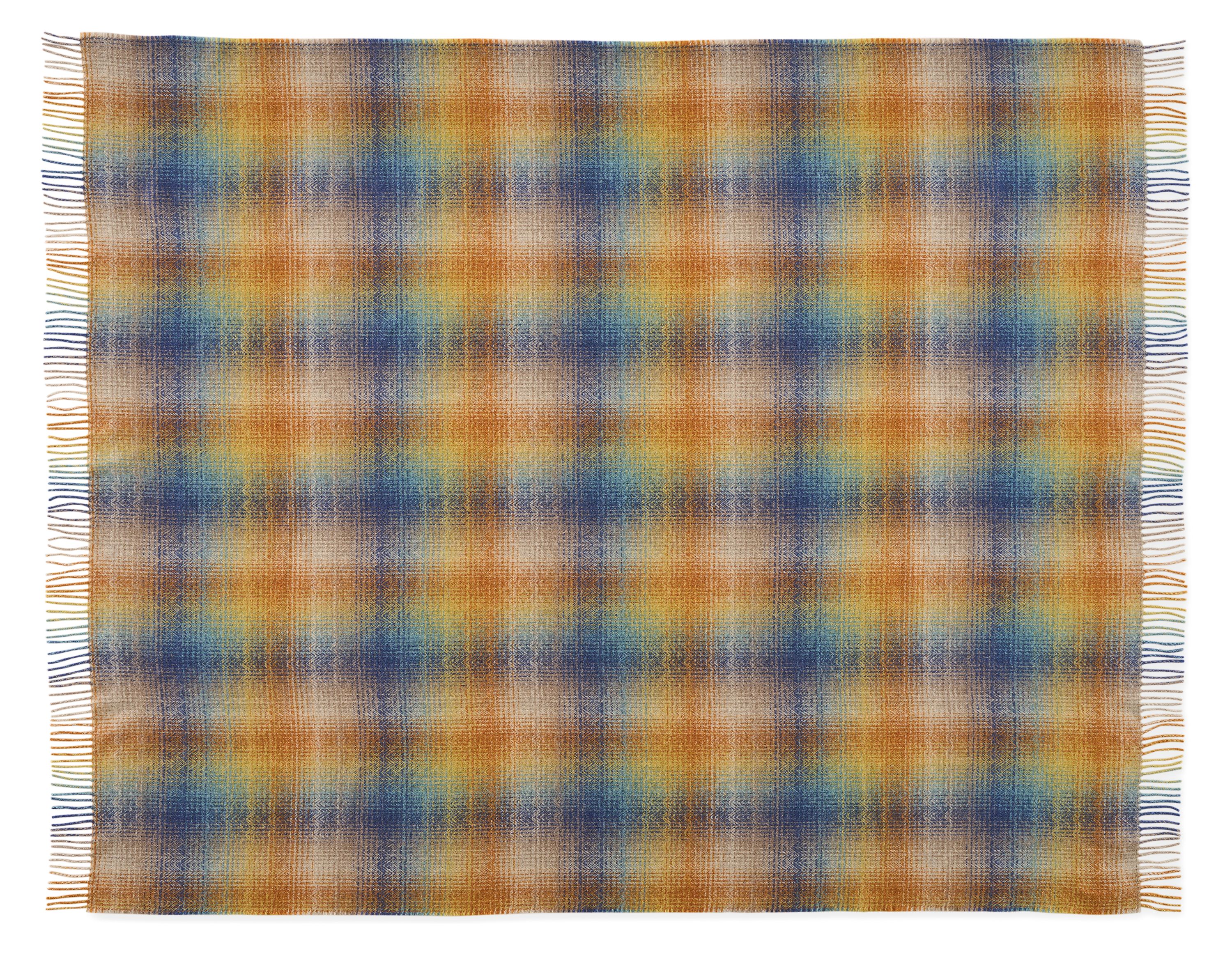 Open view of Sutter Throw Blanket in Multicolors.