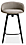 Front view of Sylvan Swivel Counter Stool in Fabric.