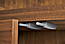 close-up of taylor push-to-open door mechanisms.