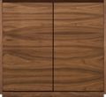 Double Door, Two Adjustable Shelves