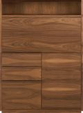 Drop-down Surface, Two Drawers, One Drawer with File Option, Door with Adjustable Shelf