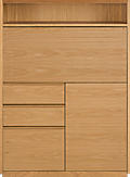 Drop-down Surface, Two Drawers, One Drawer with File Option, Door with Adjustable Shelf