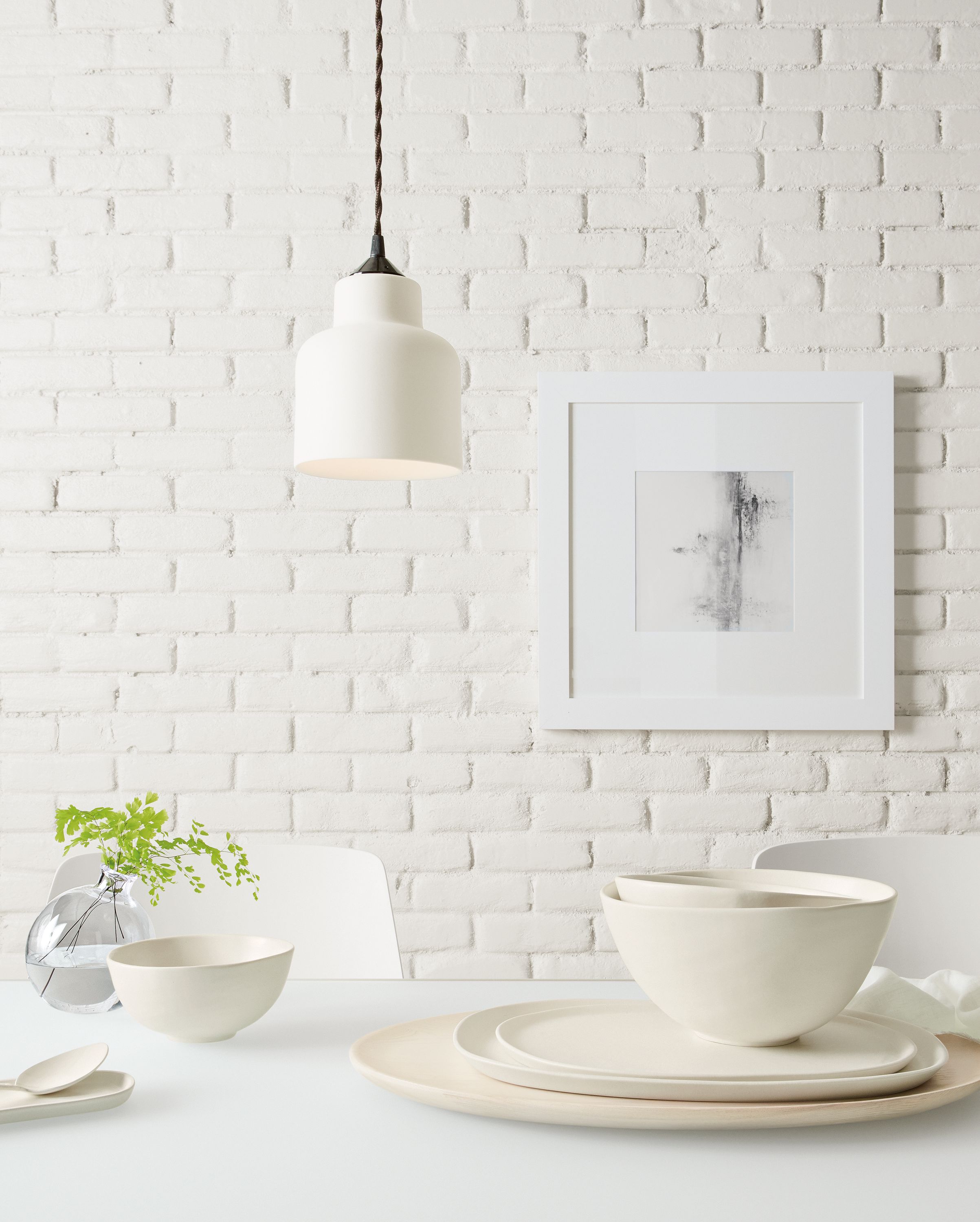 Anya small, medium & large bowls in white