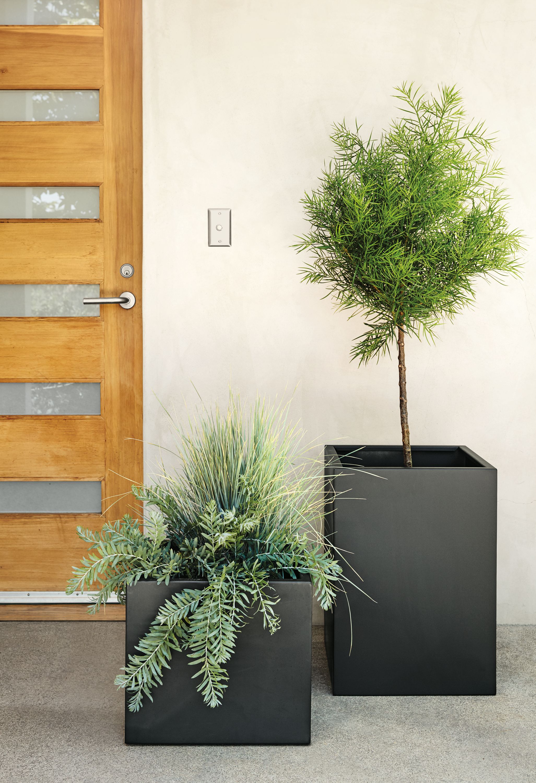 Terrace Square Planters - Modern Outdoor Planters - Modern Outdoor