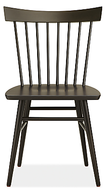 Front view of Thatcher Side Chair in Charcoal.