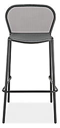 Front view of Theo Bar Stool in Graphite.