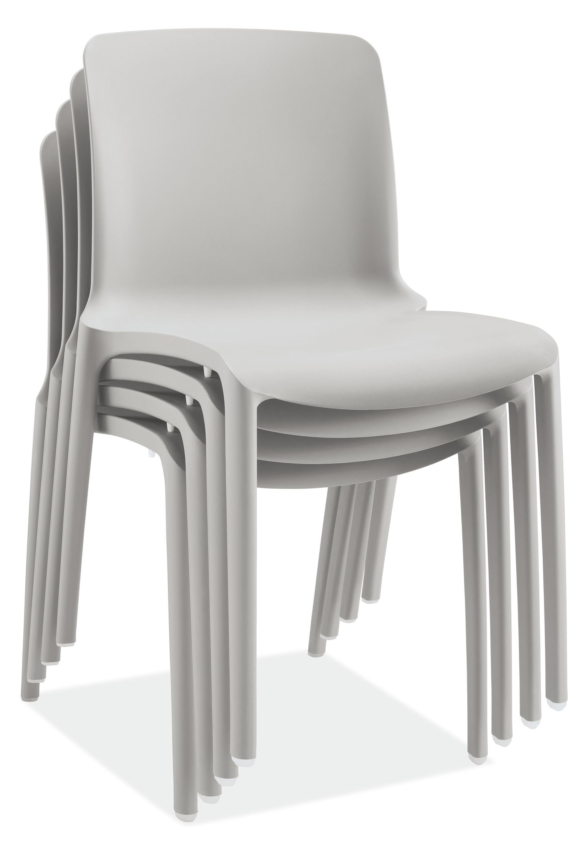 Stacked view of Tiffany Side Chairs in Grey.