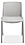 Front view of Tiffany Side Chair in Grey.