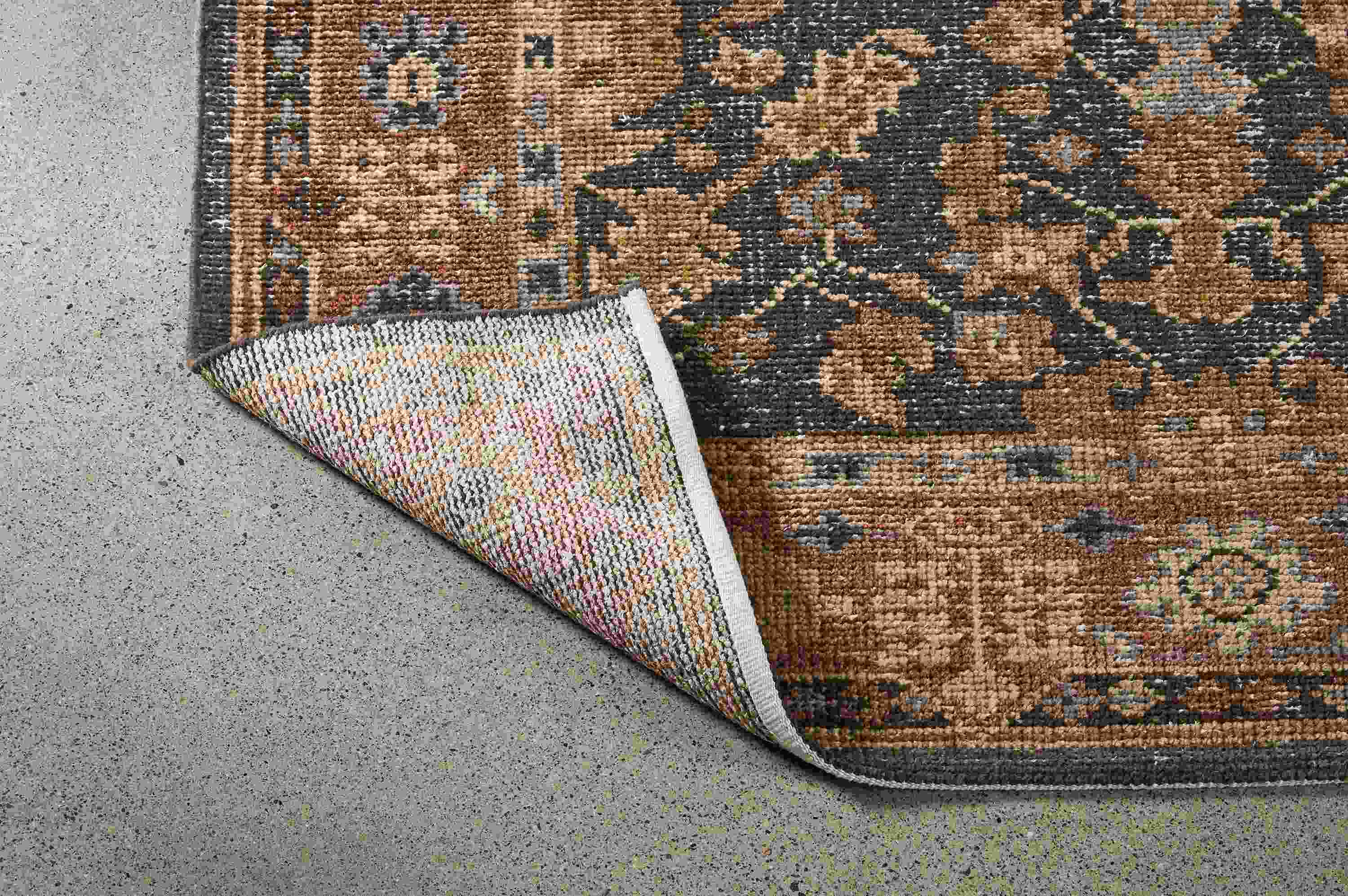 back detail of Tillia 8'x10' Rug in Brick