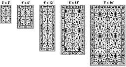 Tillia Custom Rectangle/Square Rug Pattern Guide.