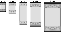 Tova Custom Rectangle/Square Rug Pattern Guide.