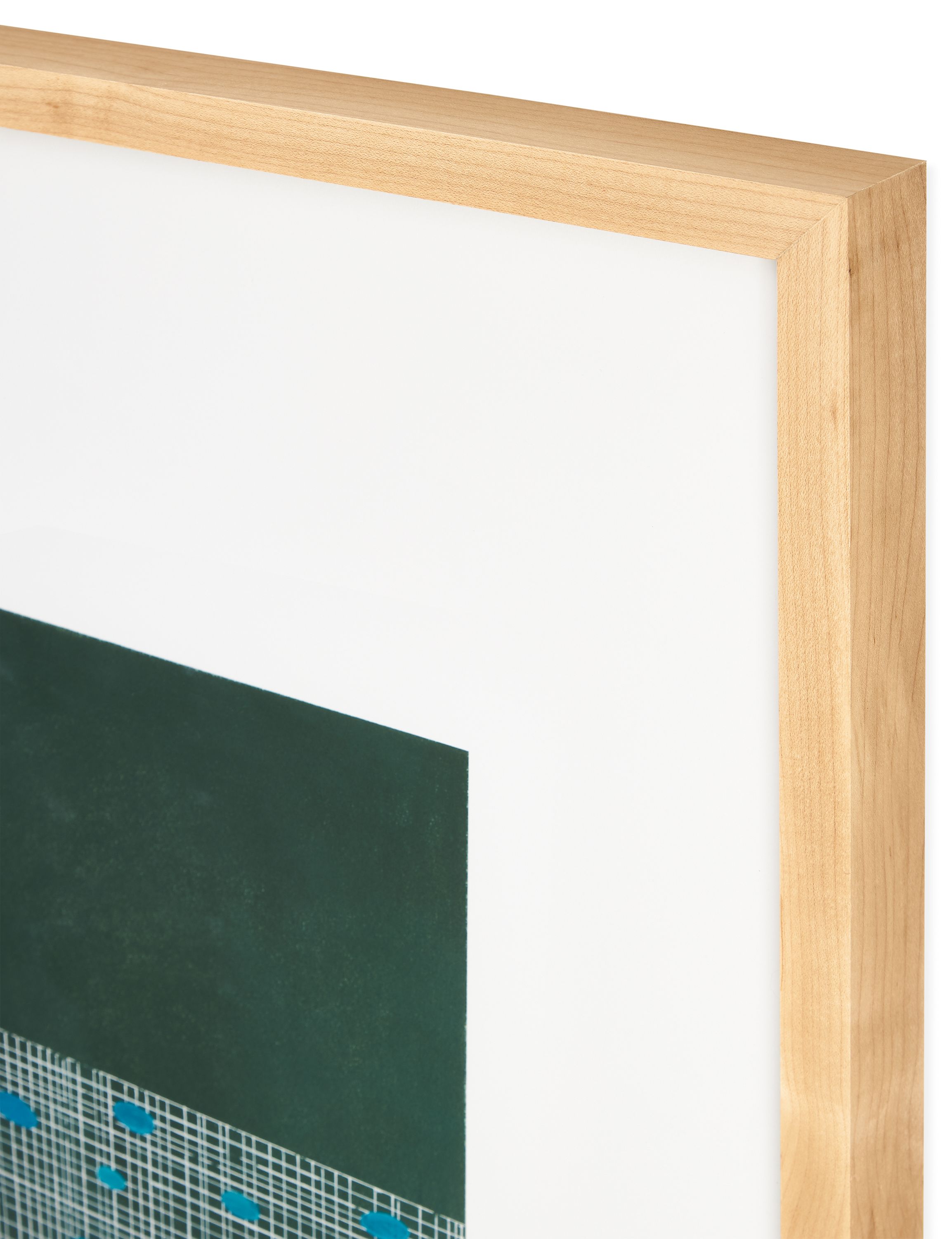 Detail of Juni Van Dyke, Dark Green Untitle, 2020, Limited Edition Print.