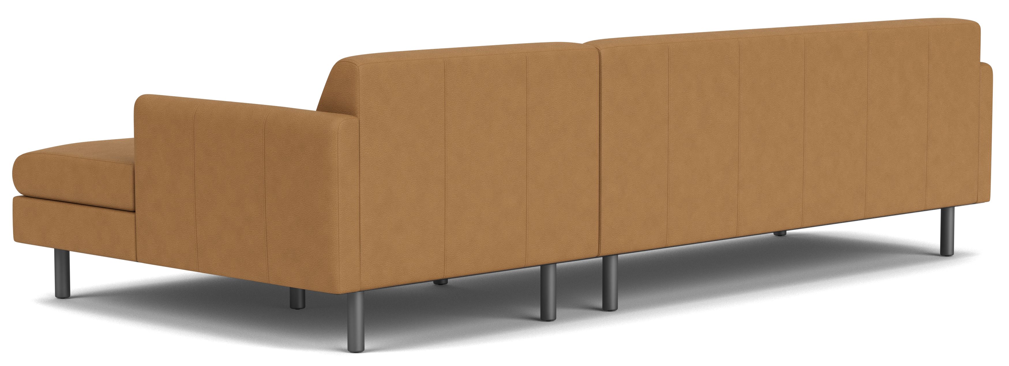 Back view of Vienna sofa with chaise