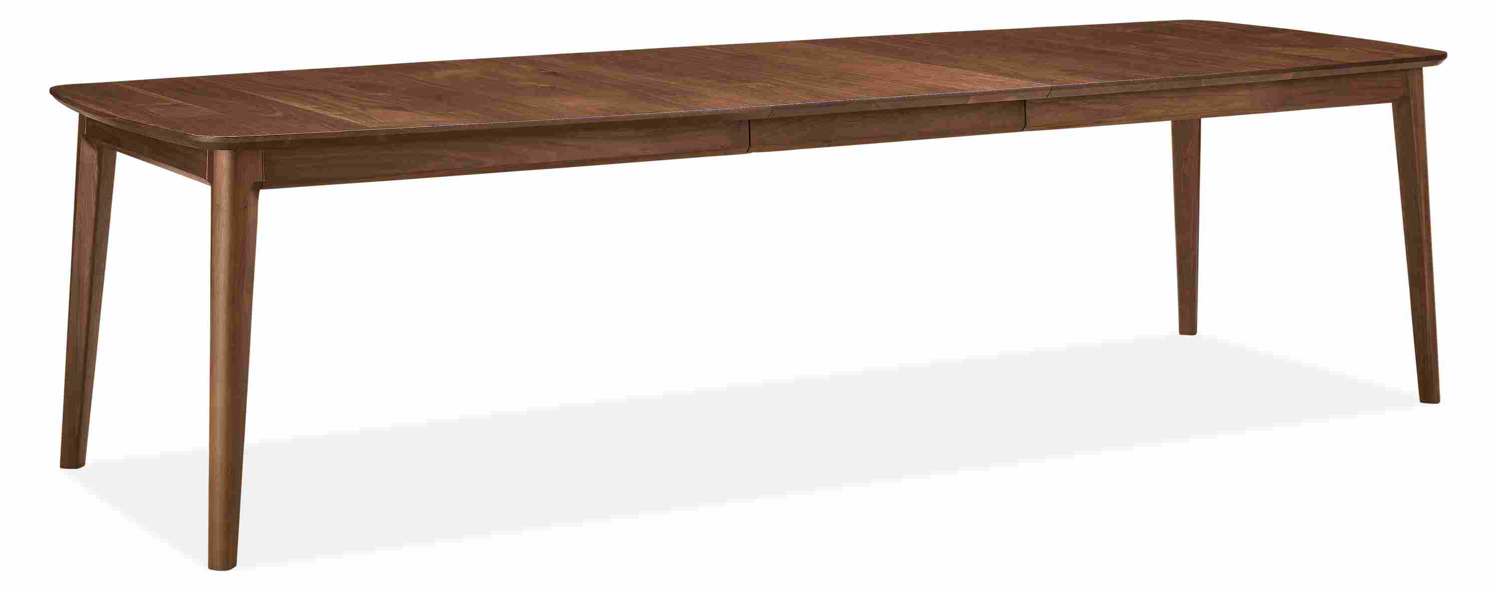 Walcott 86-wide extension table in walnut.