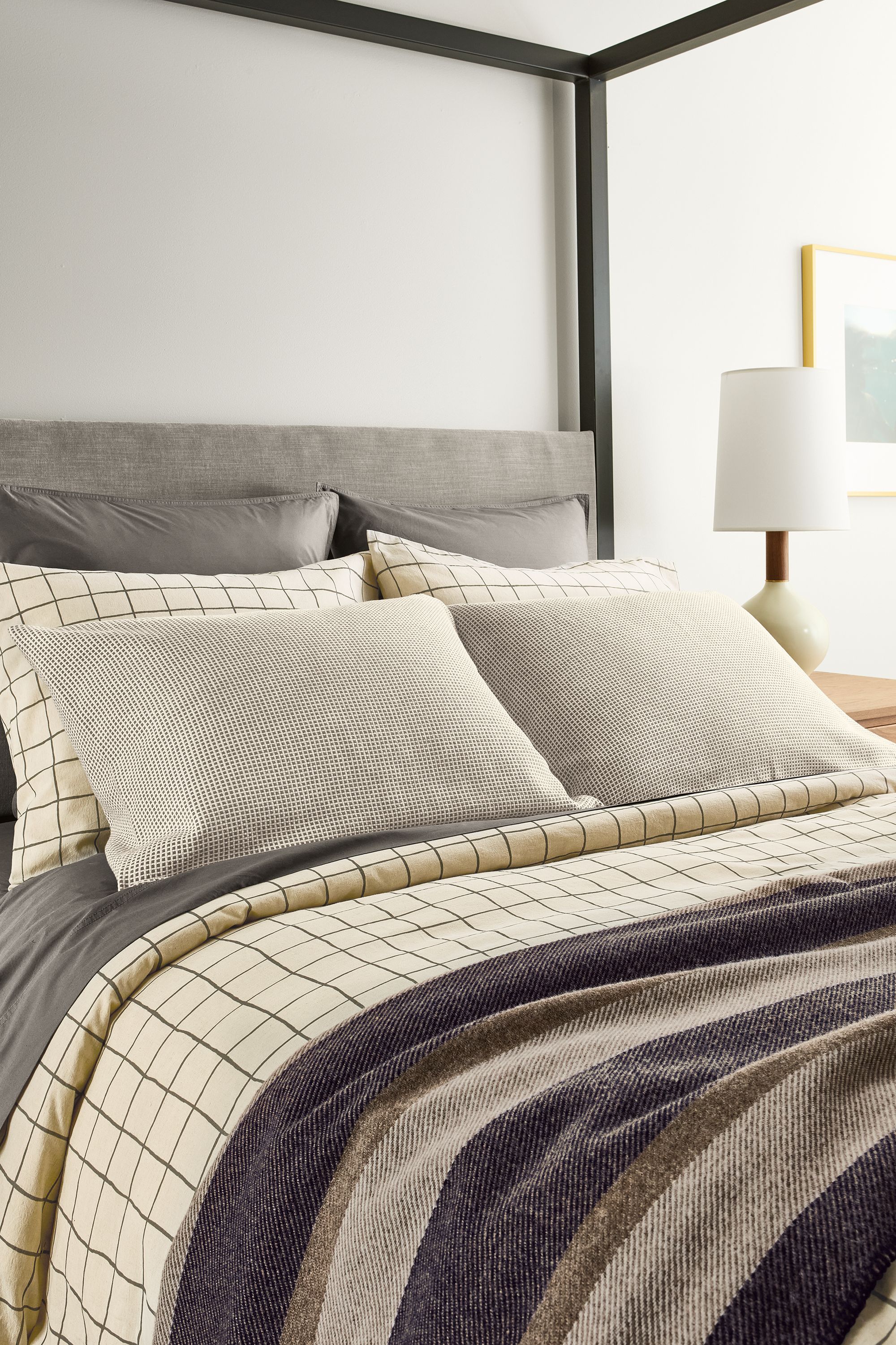 Window Cotton-linen Duvet Set
