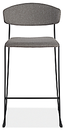 Front view of Wolfgang Counter Stool in Medley Fabric.