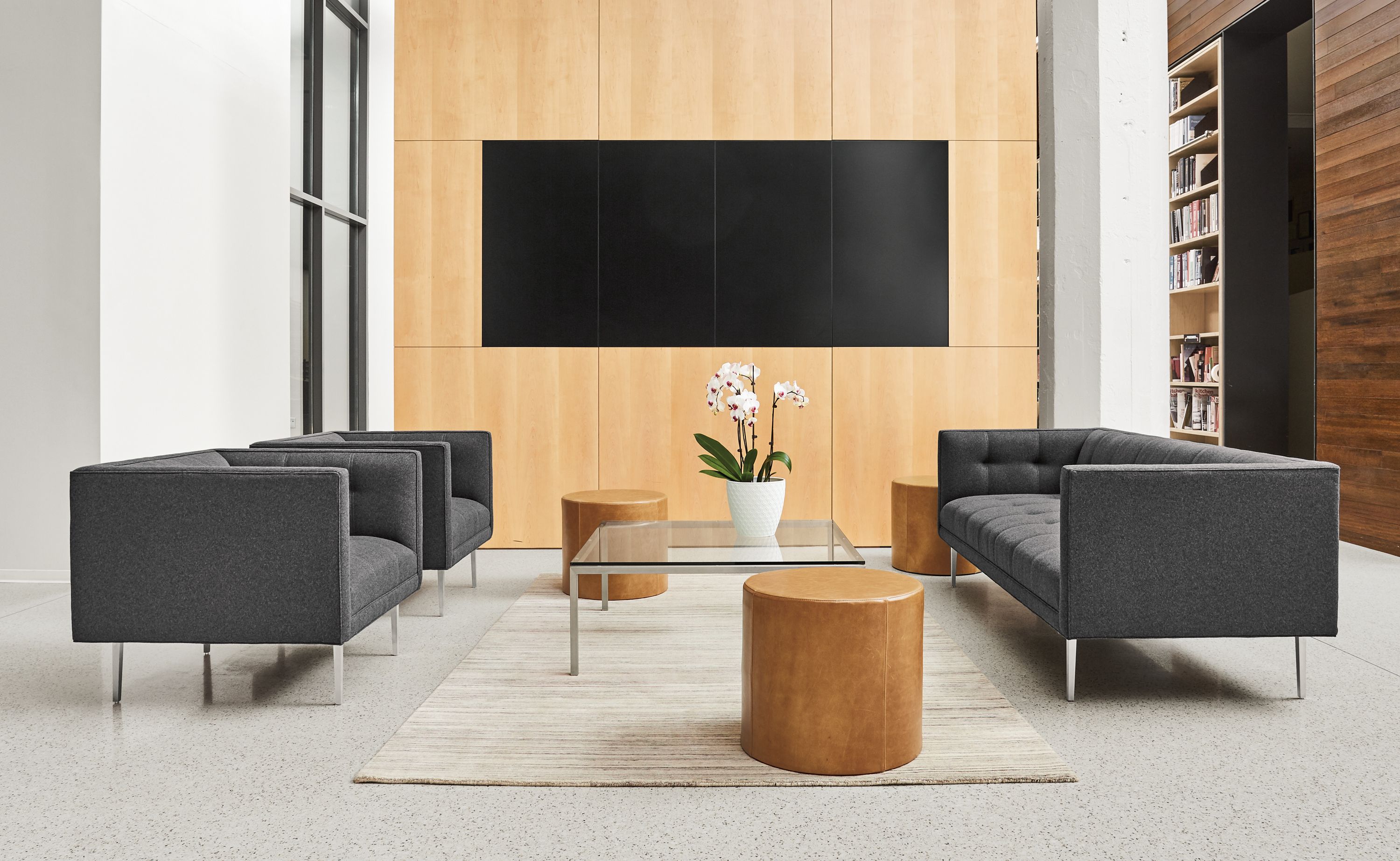 Detail of Wynwood 80-inch sofa.