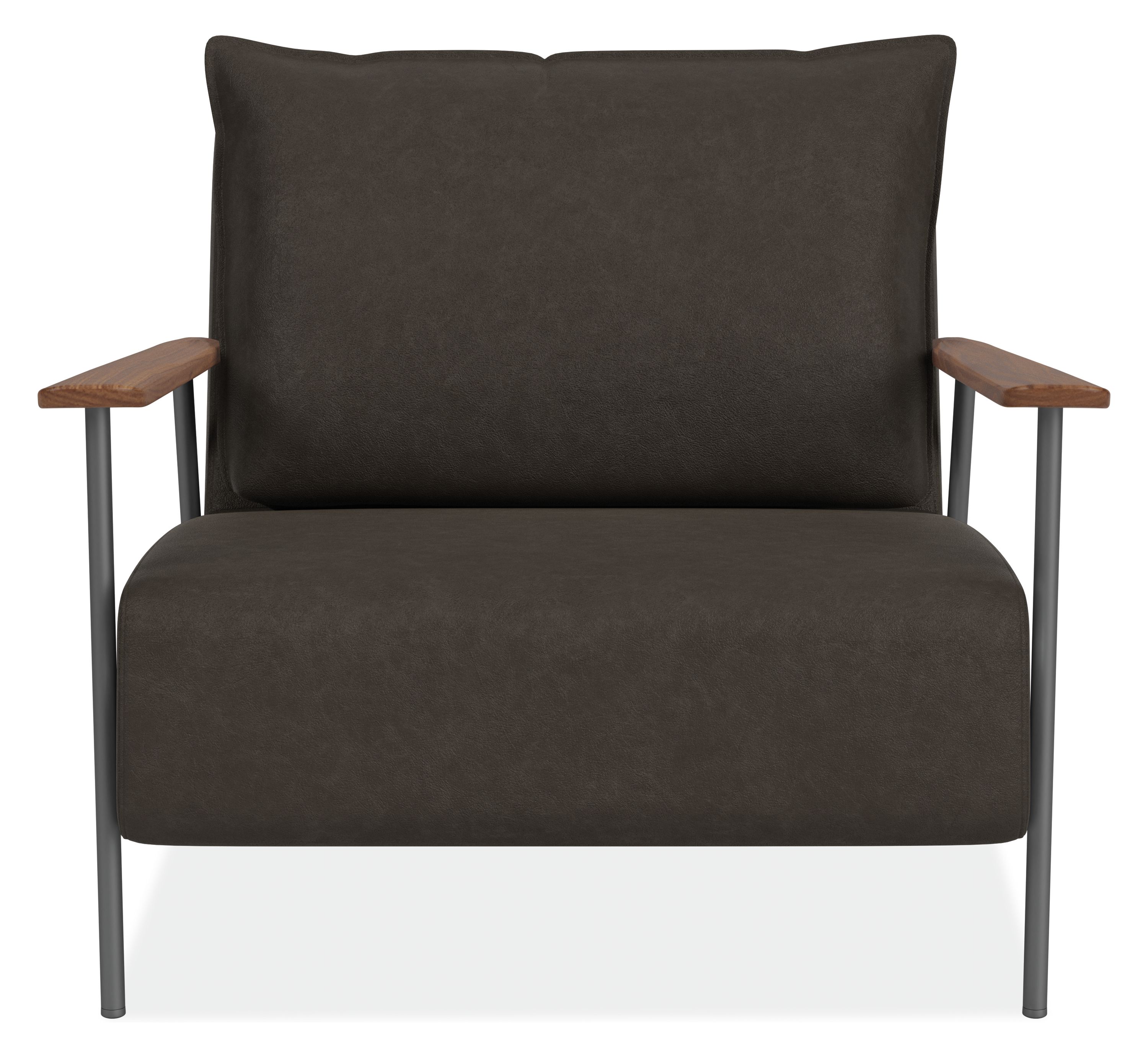 Front view of Xavier Chair in Palermo Leather.