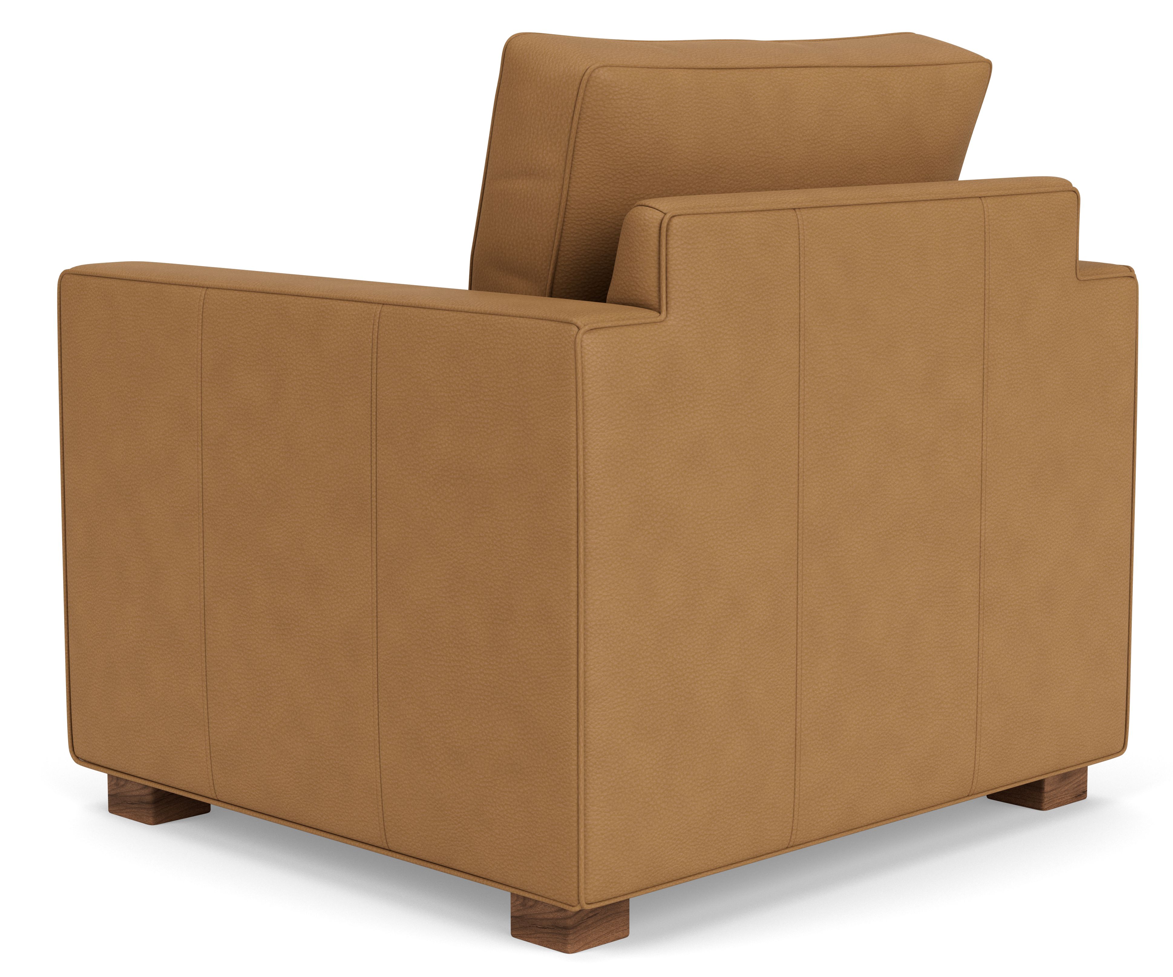 Back view of York Chair in Leather